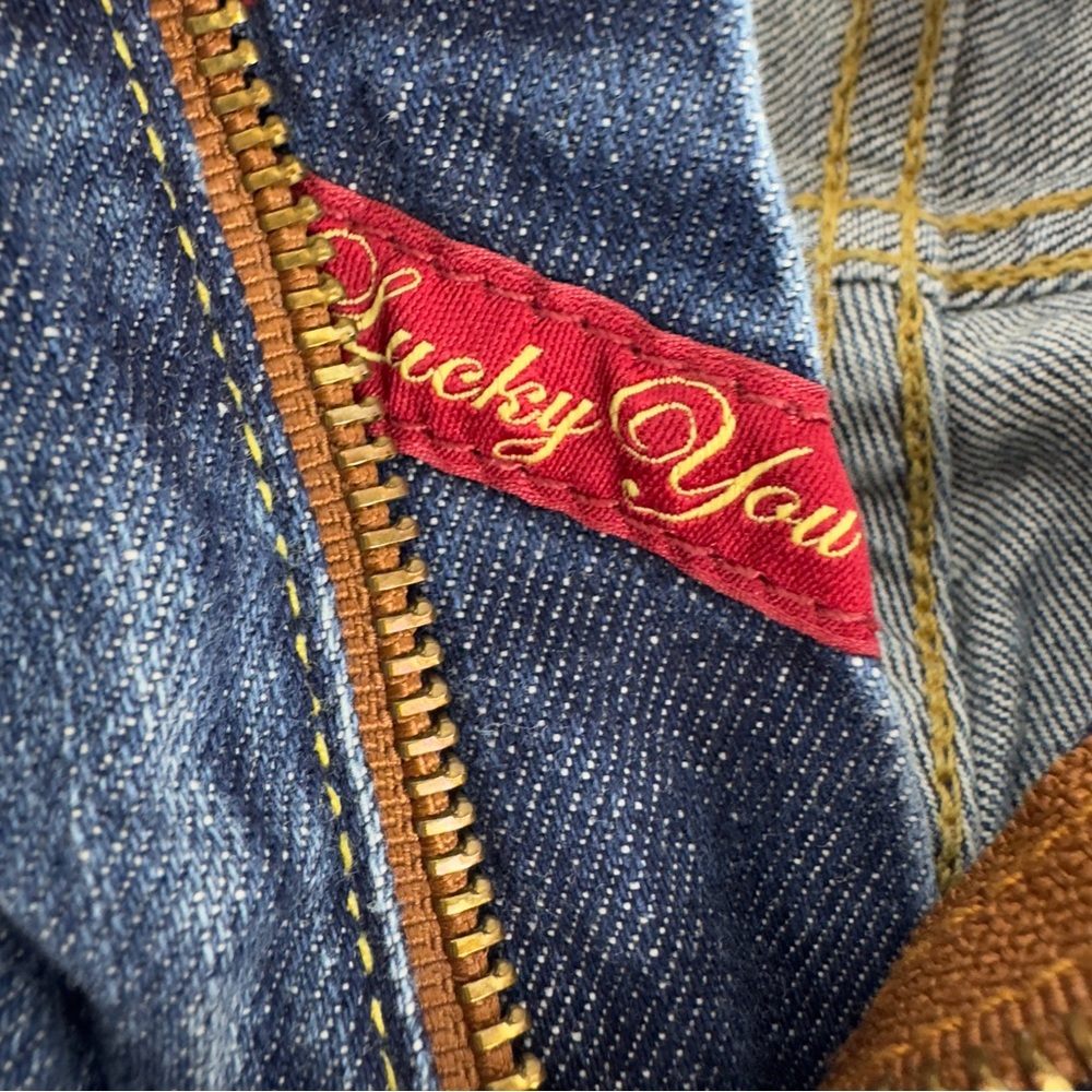 Lucky Brand Lola Straight Short Inseam Denim Jeans Sz 10/30 Med Wash EUC - Picture 9 of 15